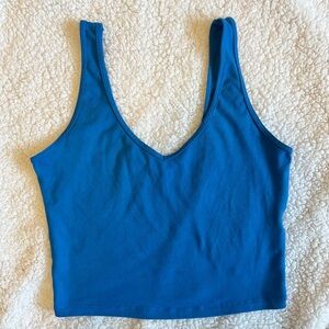 Hollister Vibrant Blue V-Neck Top